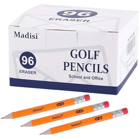 Madisi Golf Pencils With Eraser